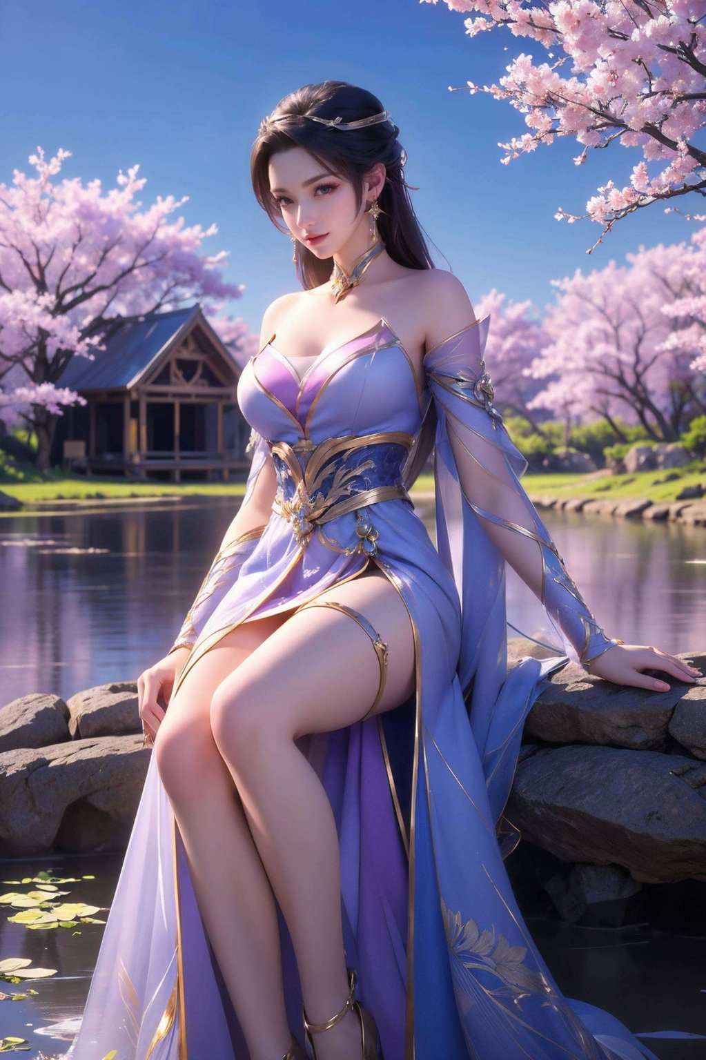 不仅美得让人心动这位仙武传中的国漫女神