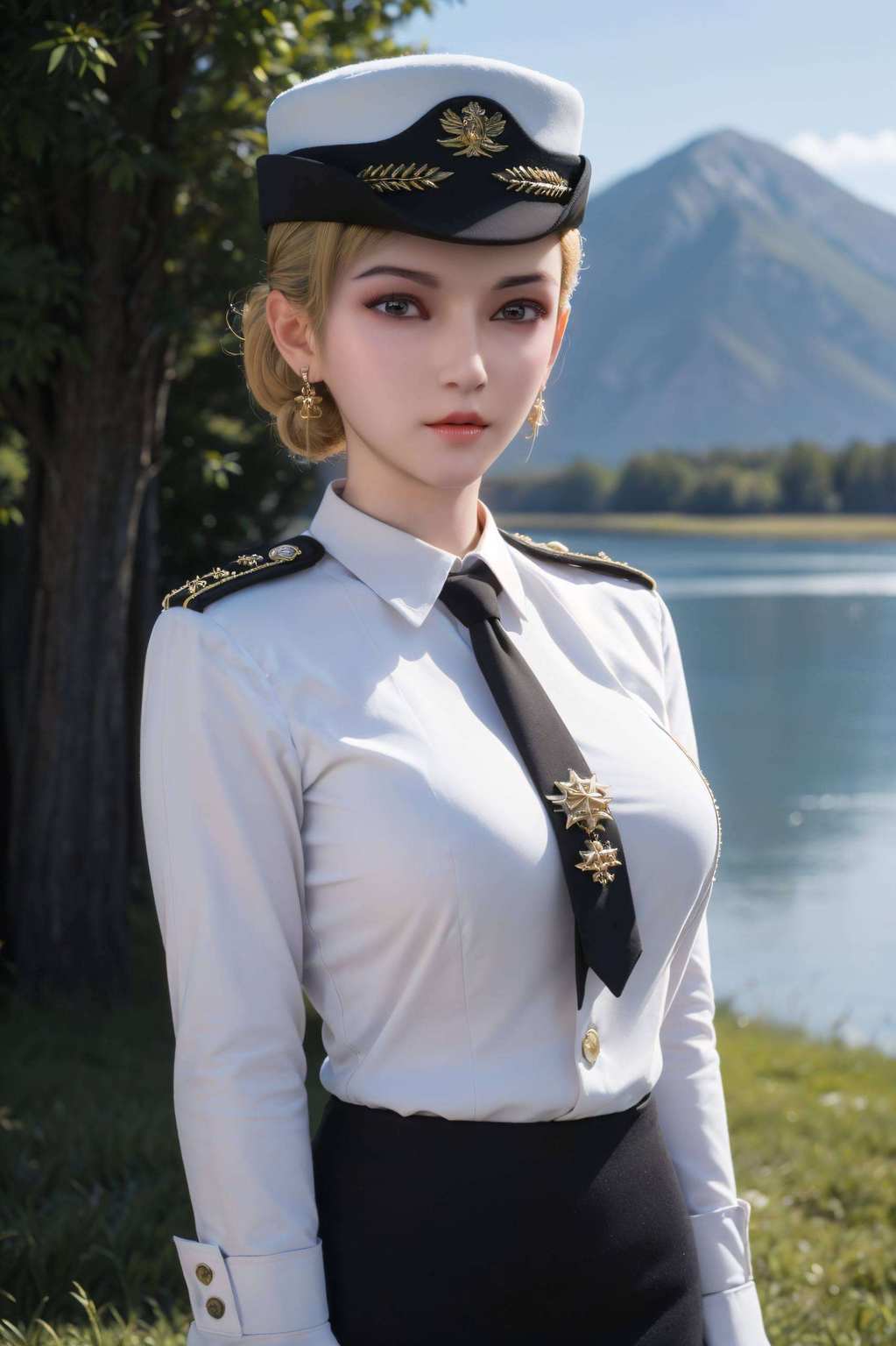 一出现就能把敌人吓得魂飞魄散咱们叫她“雄兵连的元气少女”也不为过哦！这全身壁纸清晰得能照出你的倒影