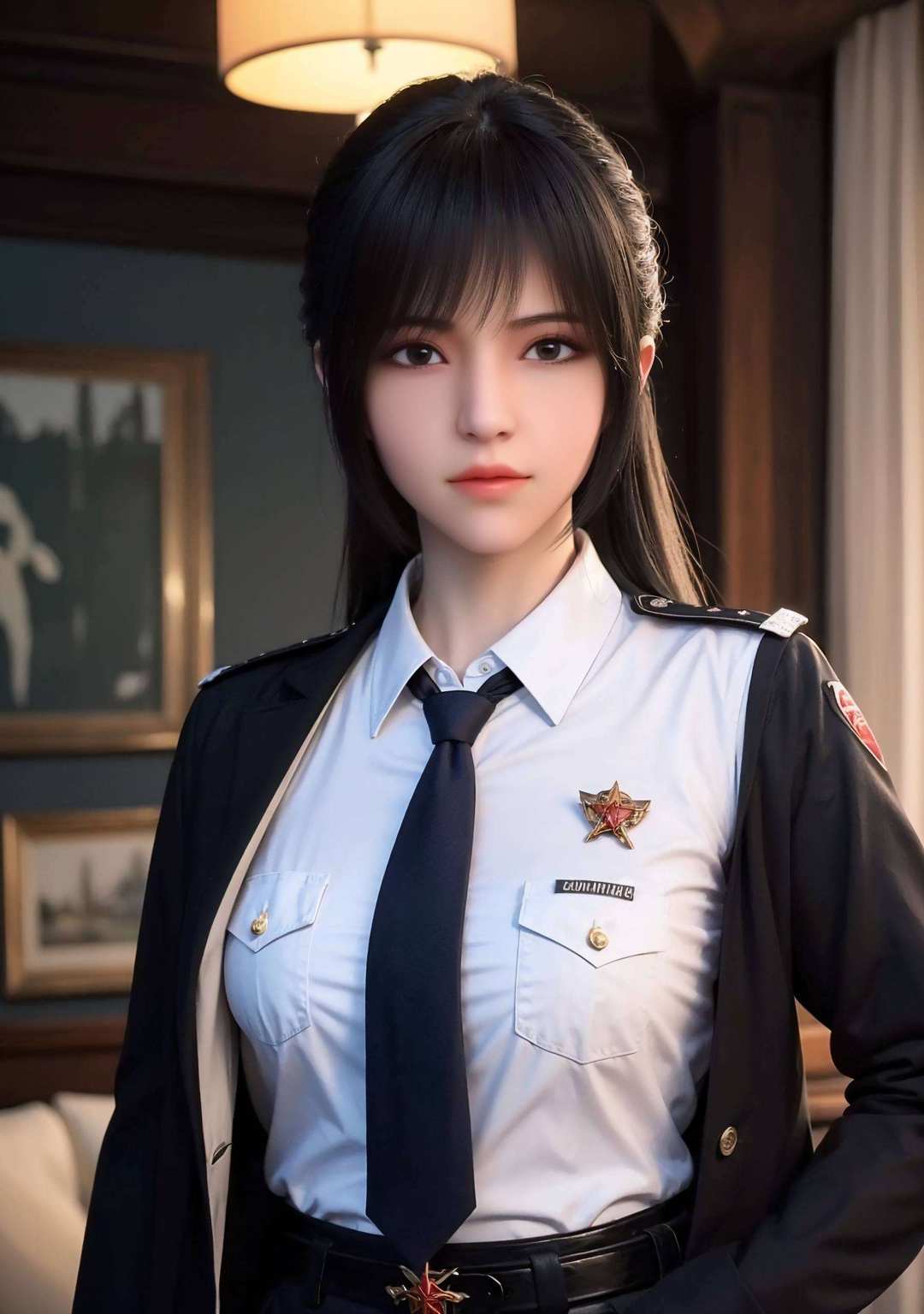 女侠琪琳手执利剑