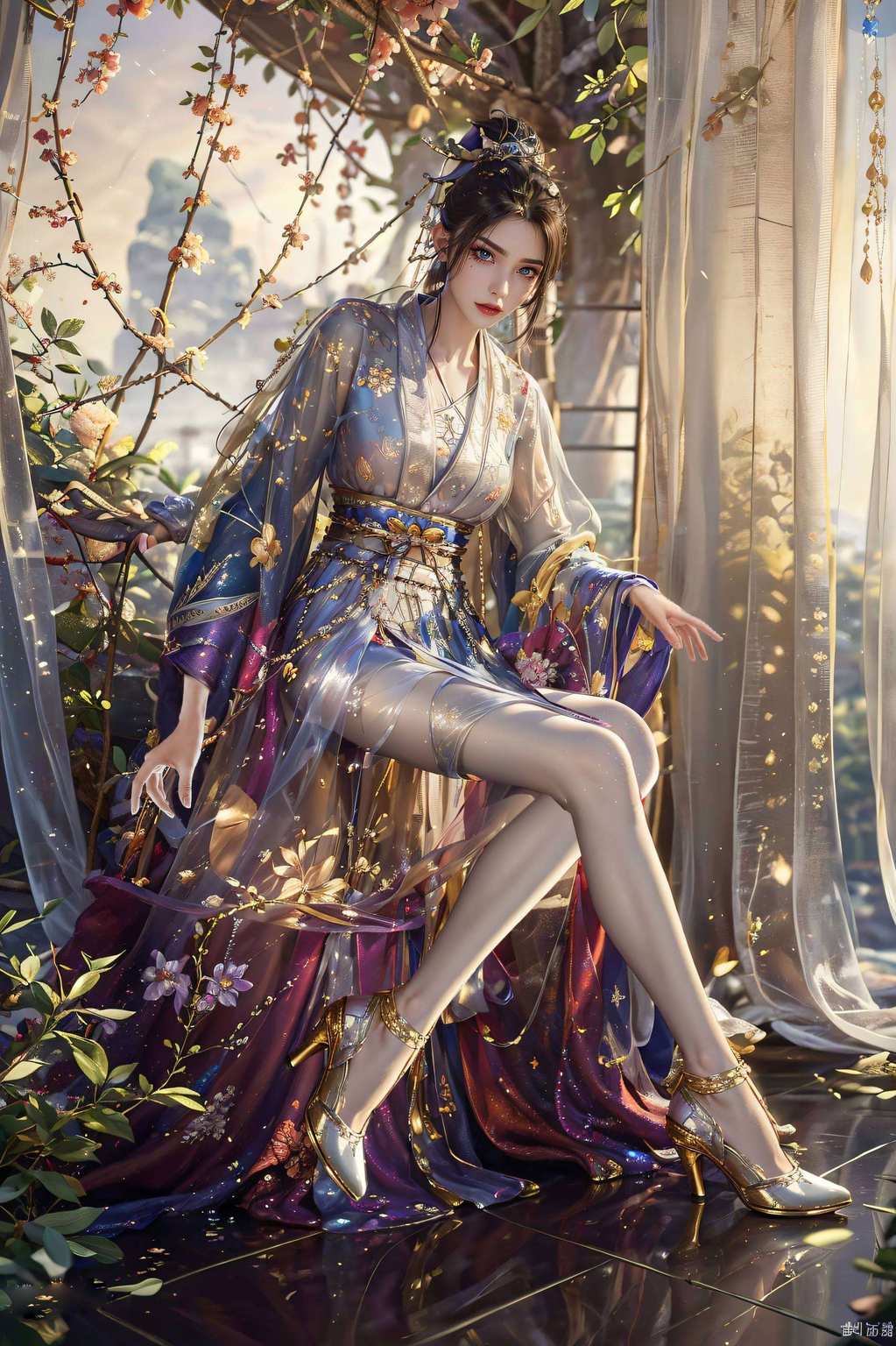 嘿这款二次元壁纸里的永生女神方清雪