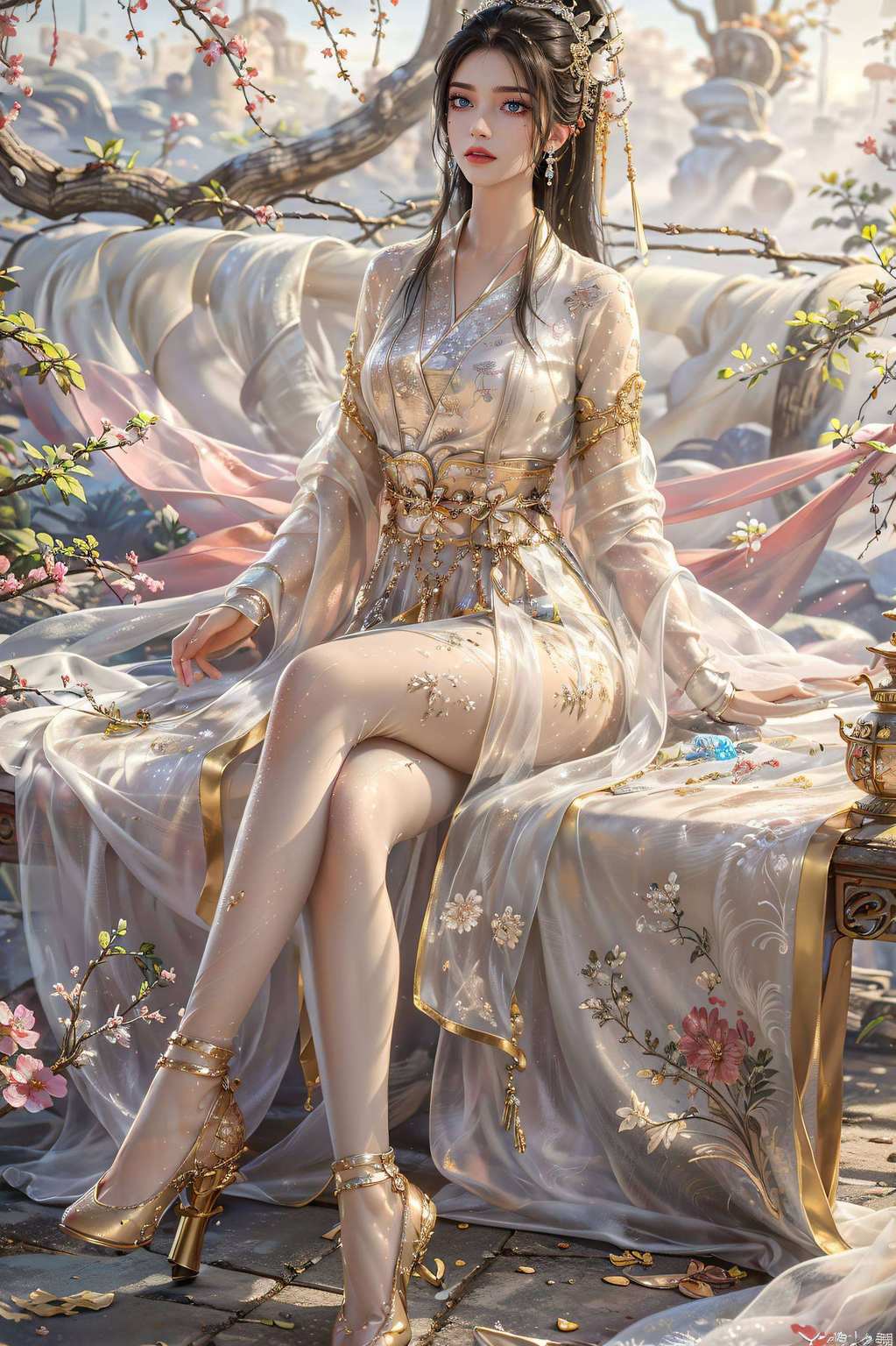 每天都能和国漫女神“亲密接触”哦！快来收藏这款方清雪泳装壁纸