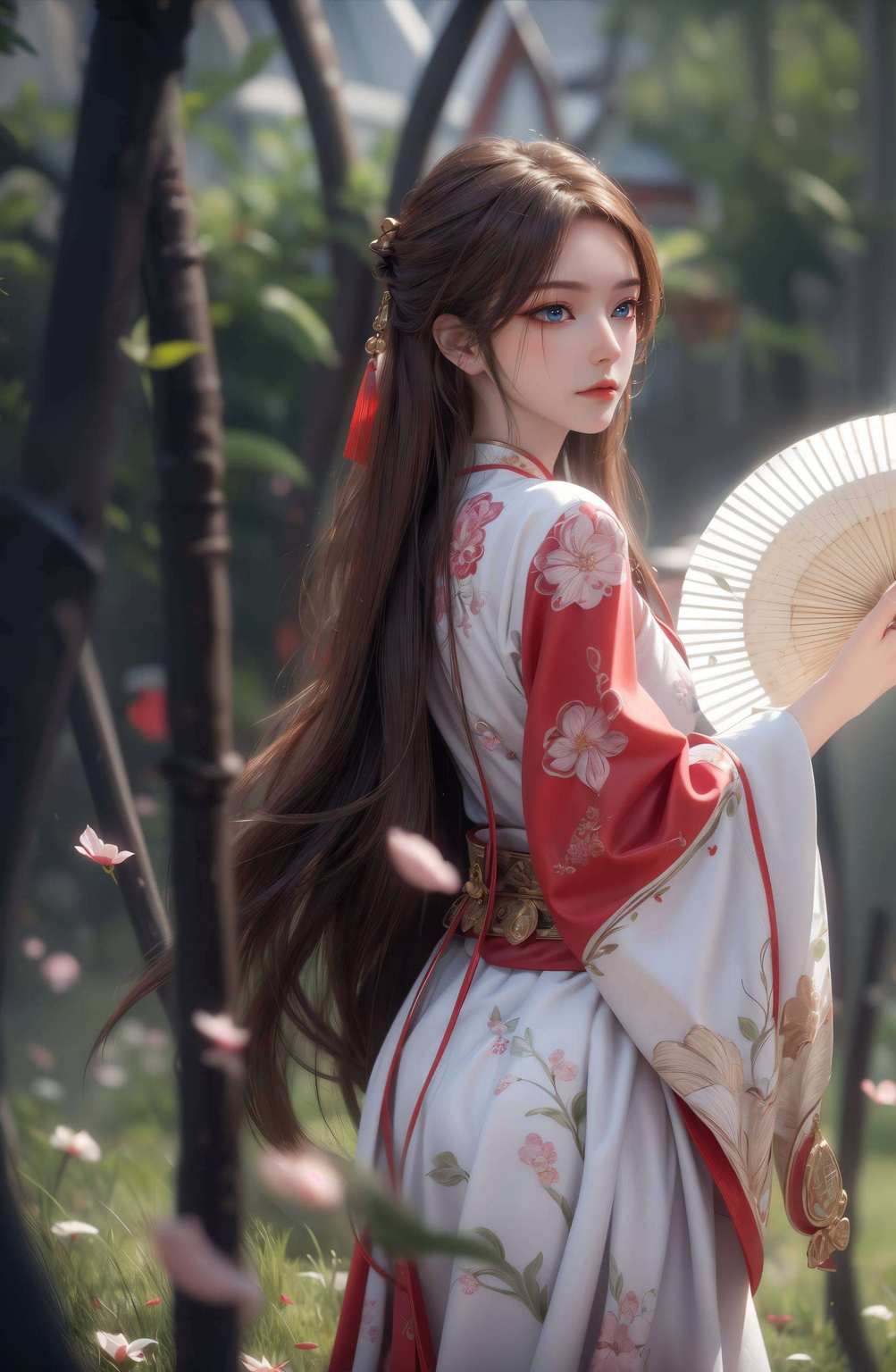 蔷薇轻舞美女神韵