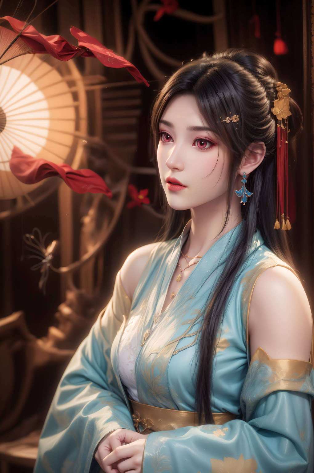 灵动间尽显玄幻之美动漫美女的魅力