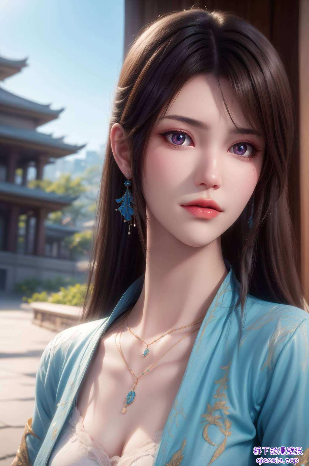 犹如置身仙境其姿容娇好