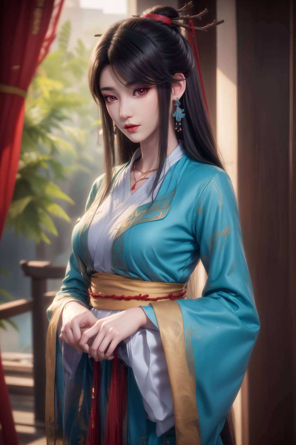 国漫女神的非她莫属！她是元尊世界中的一抹亮色从夭夭的灵动眼神到元尊的深邃气质