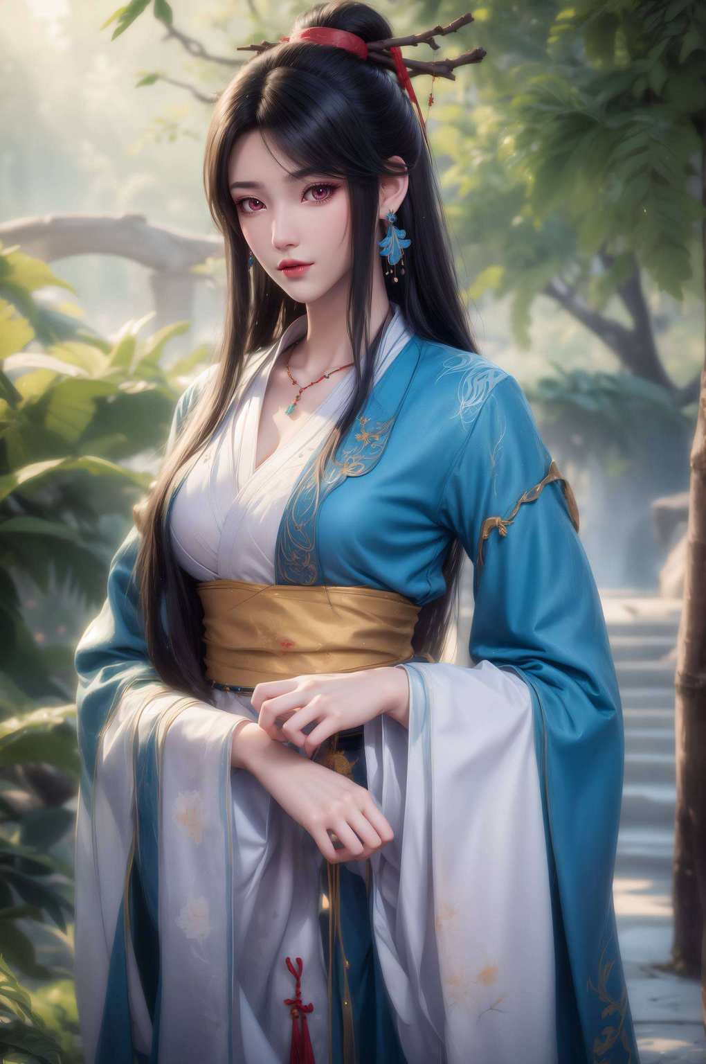 国漫女神风采尽收眼底在她的眼中