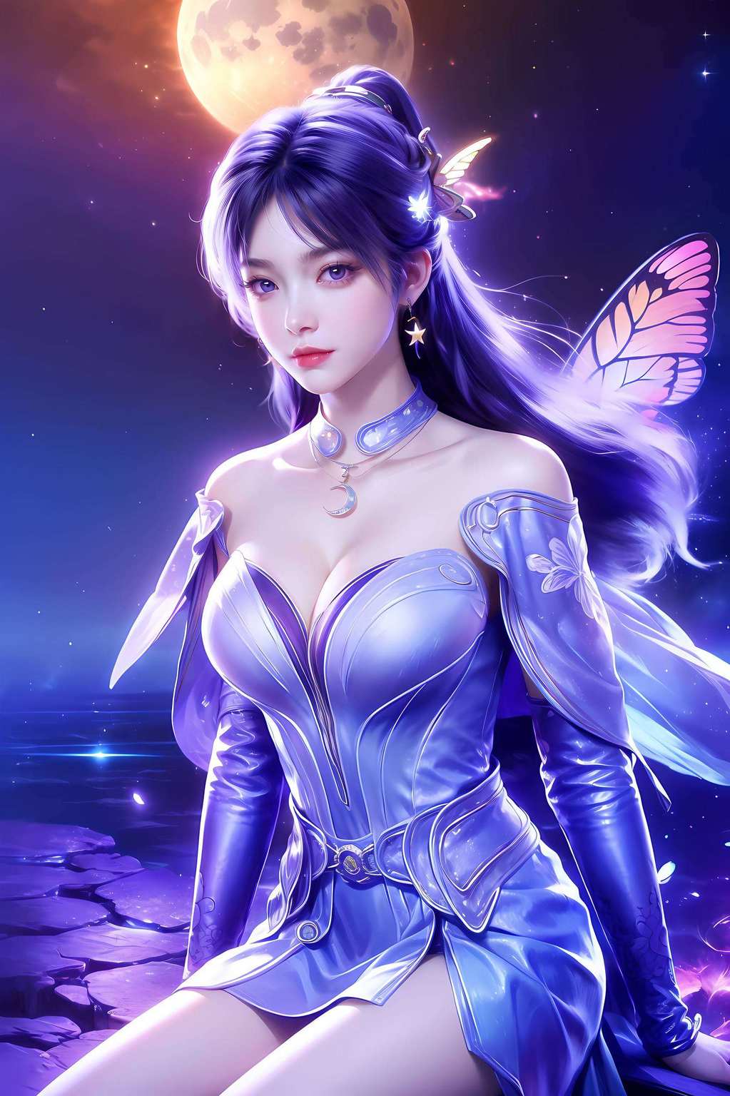 国漫女神姬紫月以她那独特的魅力嘿