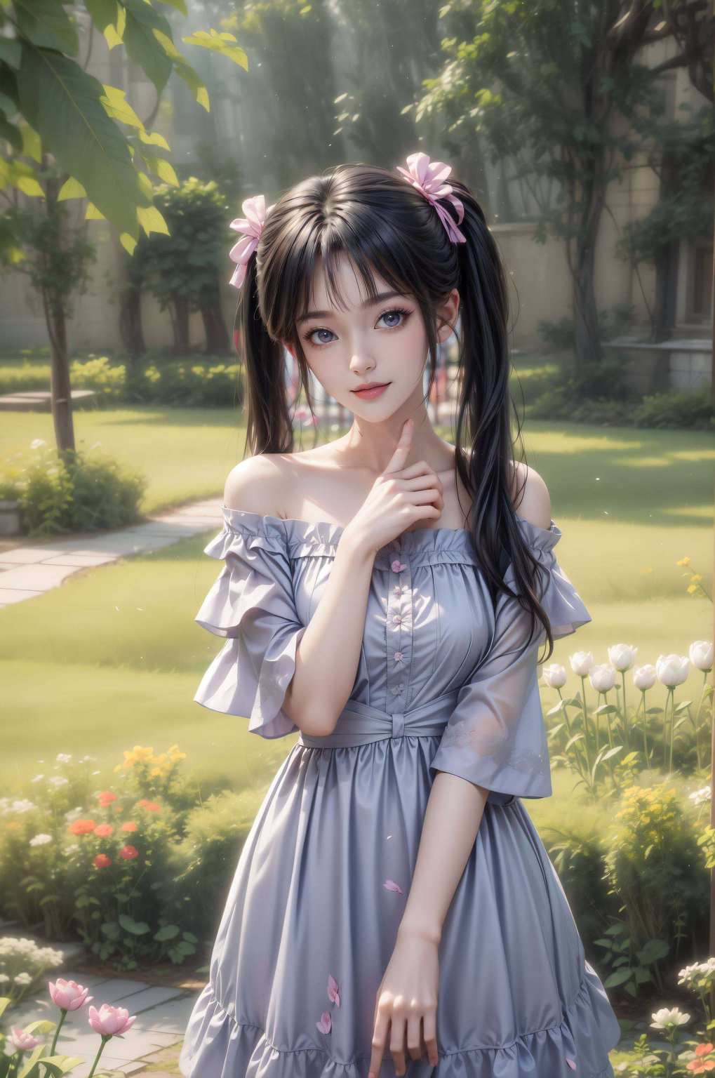 感受一下这位国漫美女的深情魅力吧！拿来做你的iPhone桌面