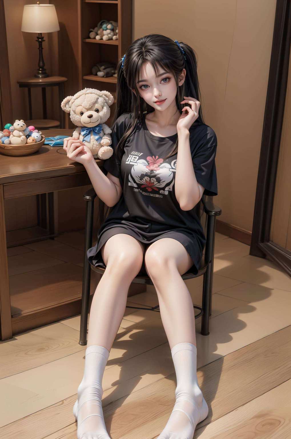 美不胜收！动漫美女笑颜开