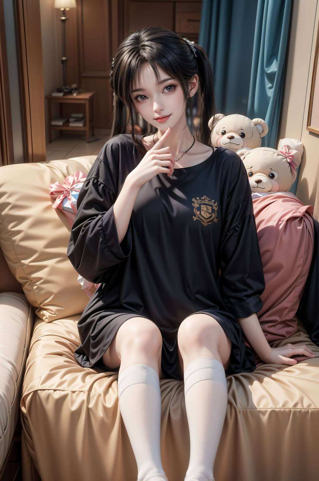 国漫美女碧瑶眉蹙