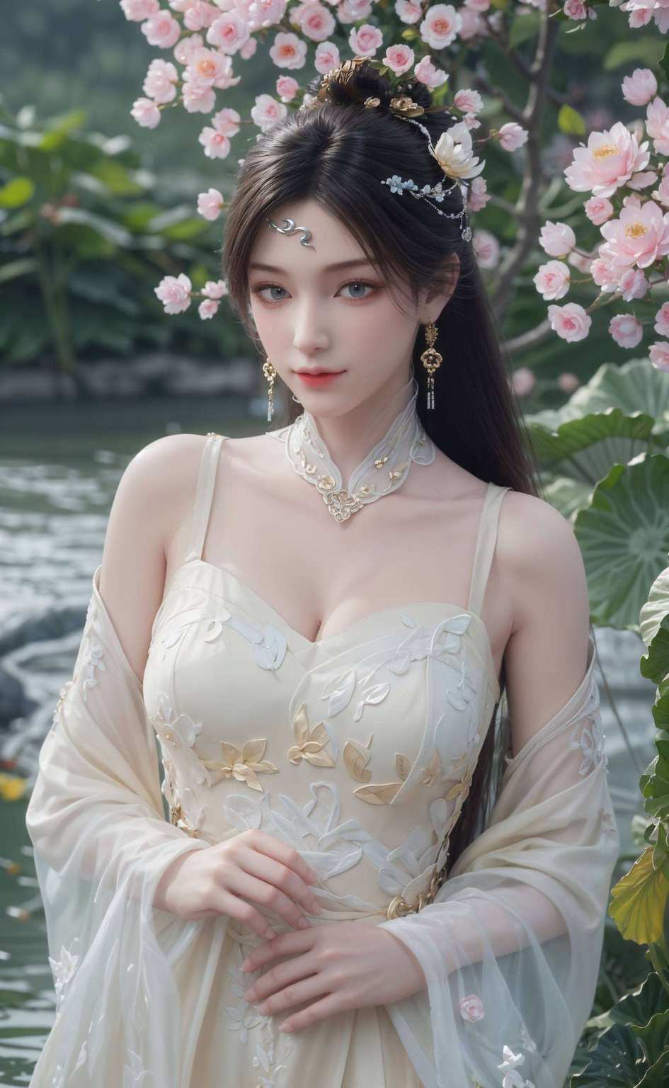 谁说极简就不能有国漫女神的韵味？看我这4K超清壁纸更是诛仙世界的美景一瞥