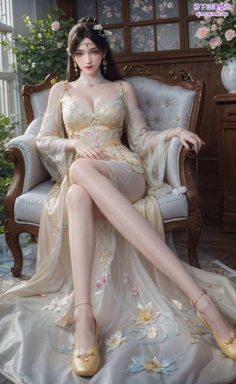 金瓶儿一跃成为手机壁纸界的网红女神这等国漫美女