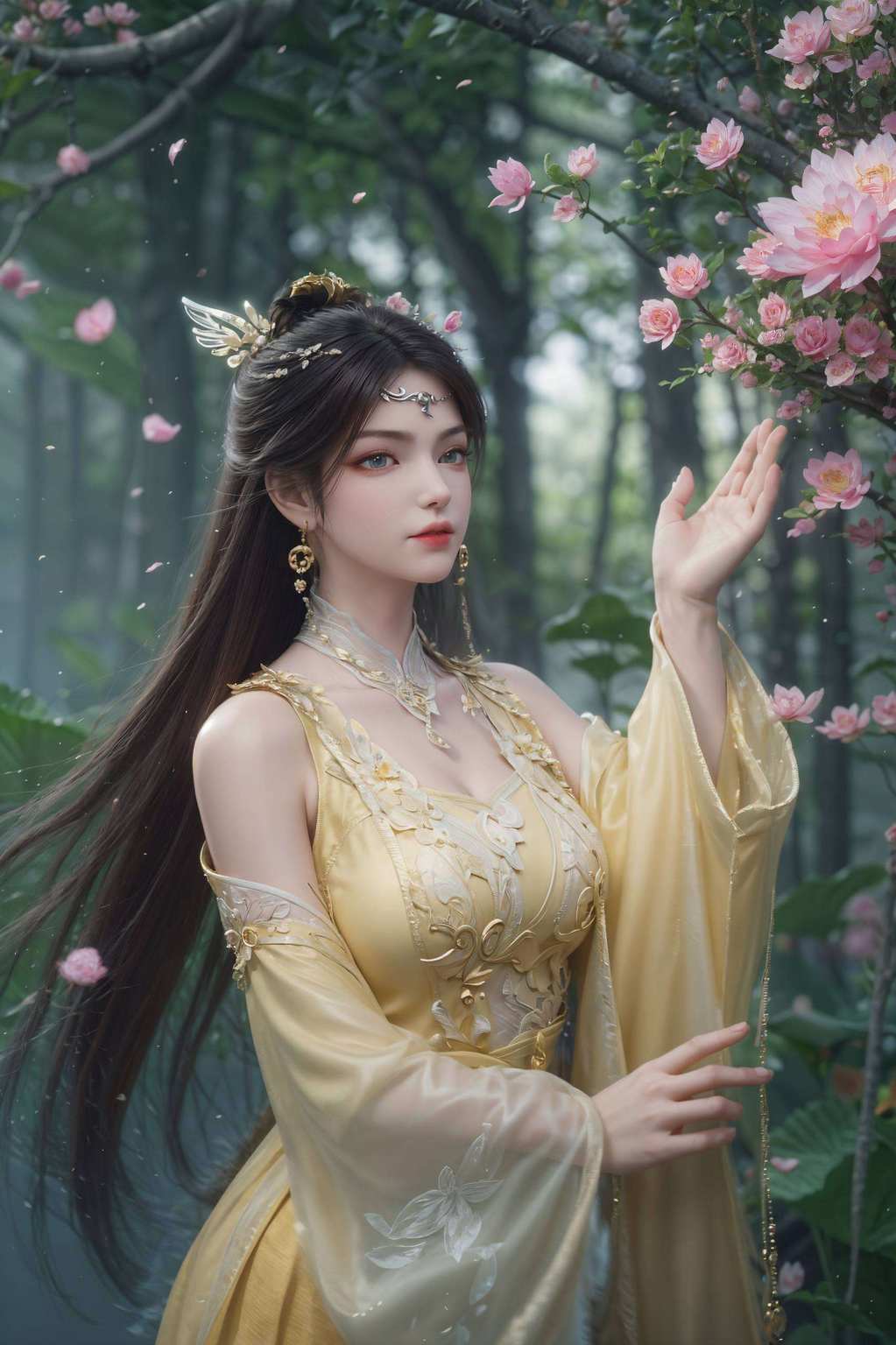 金瓶儿漫步在诛仙世界谁说极简壁纸不能有仙气？金瓶儿一颦一笑