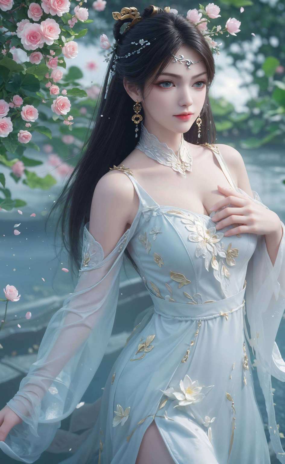 她是国漫中的绝世美女金瓶儿壁纸闪耀登场