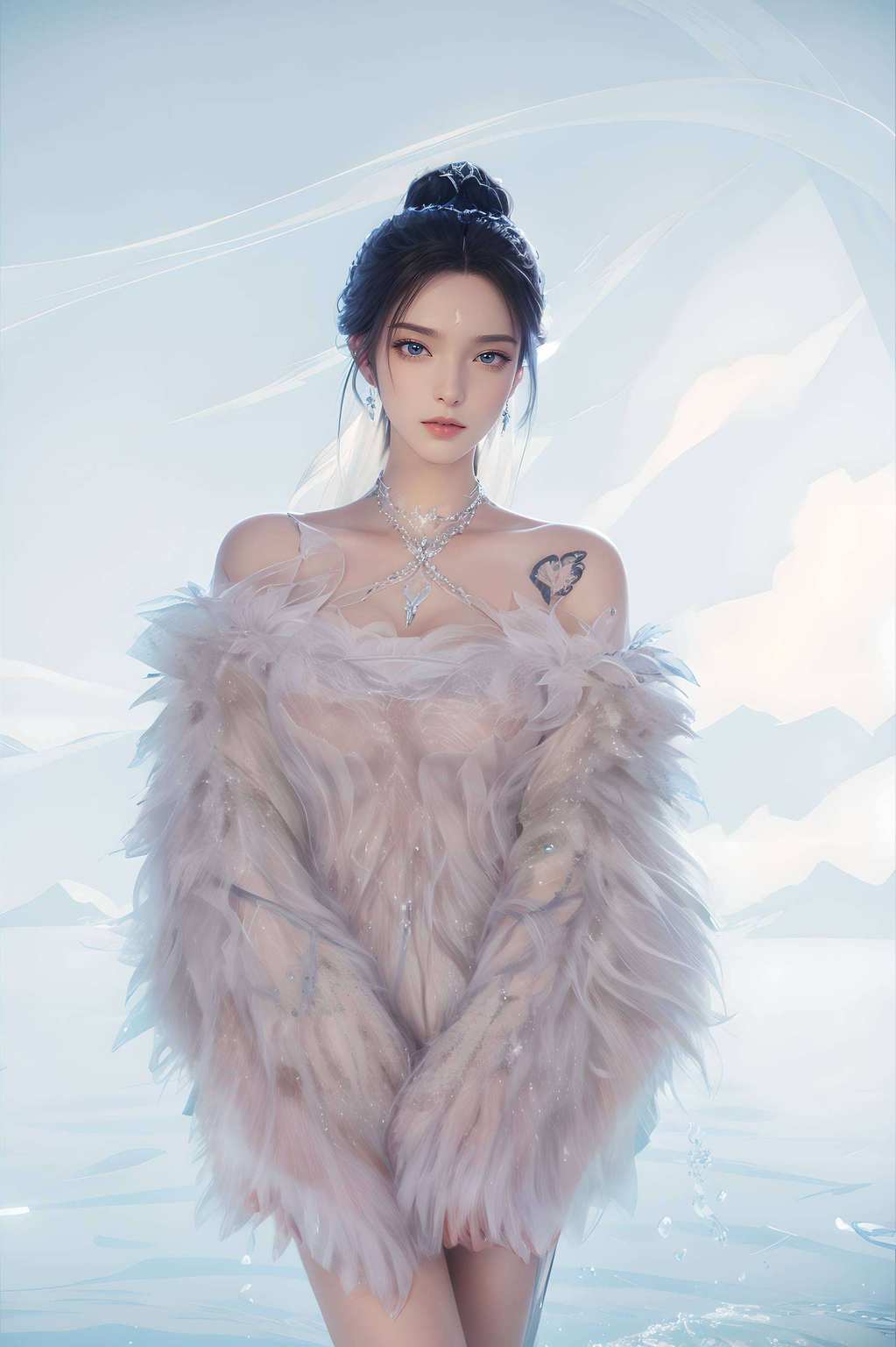 让陆雪琪的美貌和气质在你的电脑屏幕上绽放光彩快让你的Win10壁纸来一场国漫美女的华丽蜕变吧！