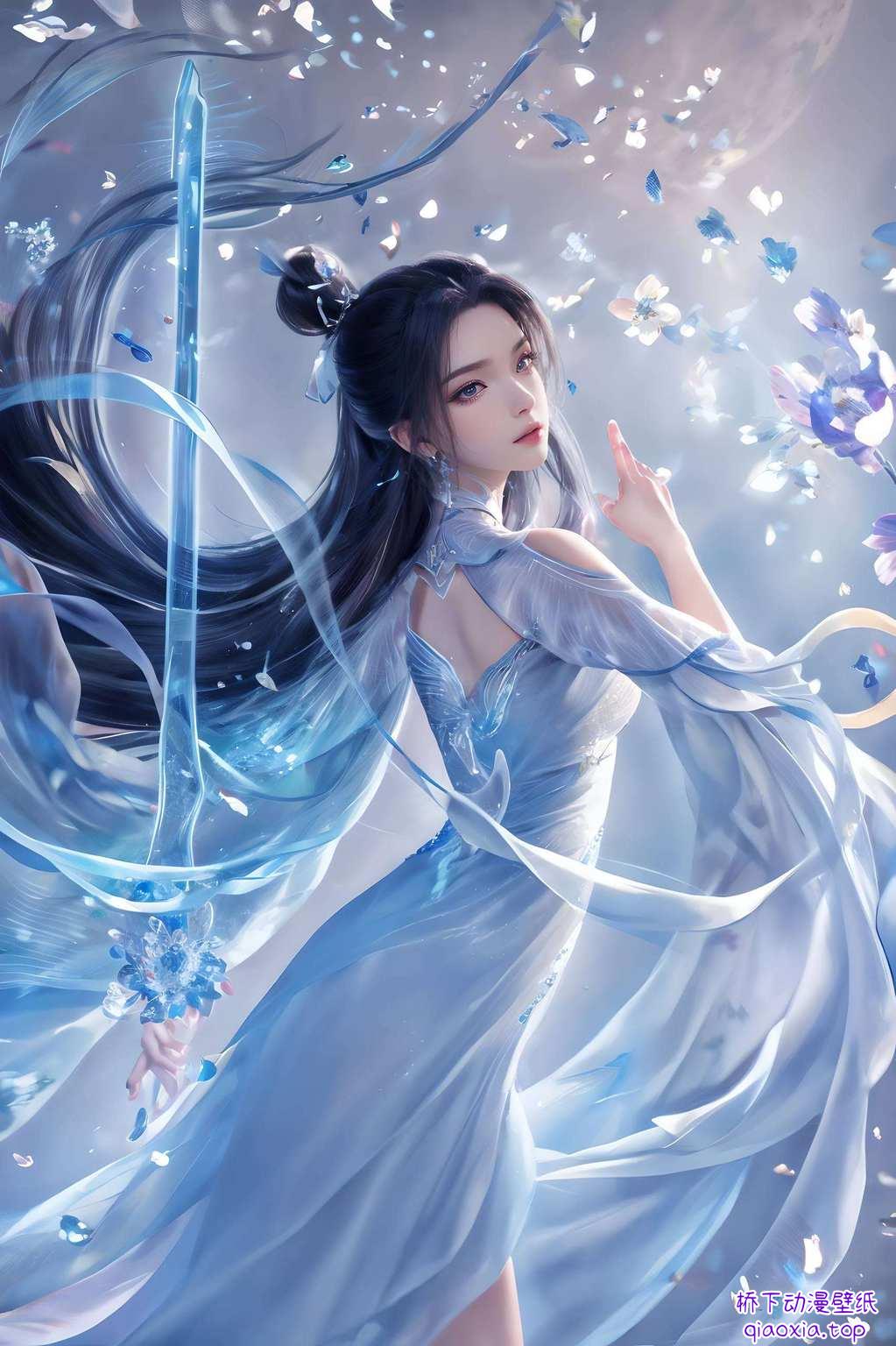 一袭白衣如雪这位诛仙中的冷艳女神