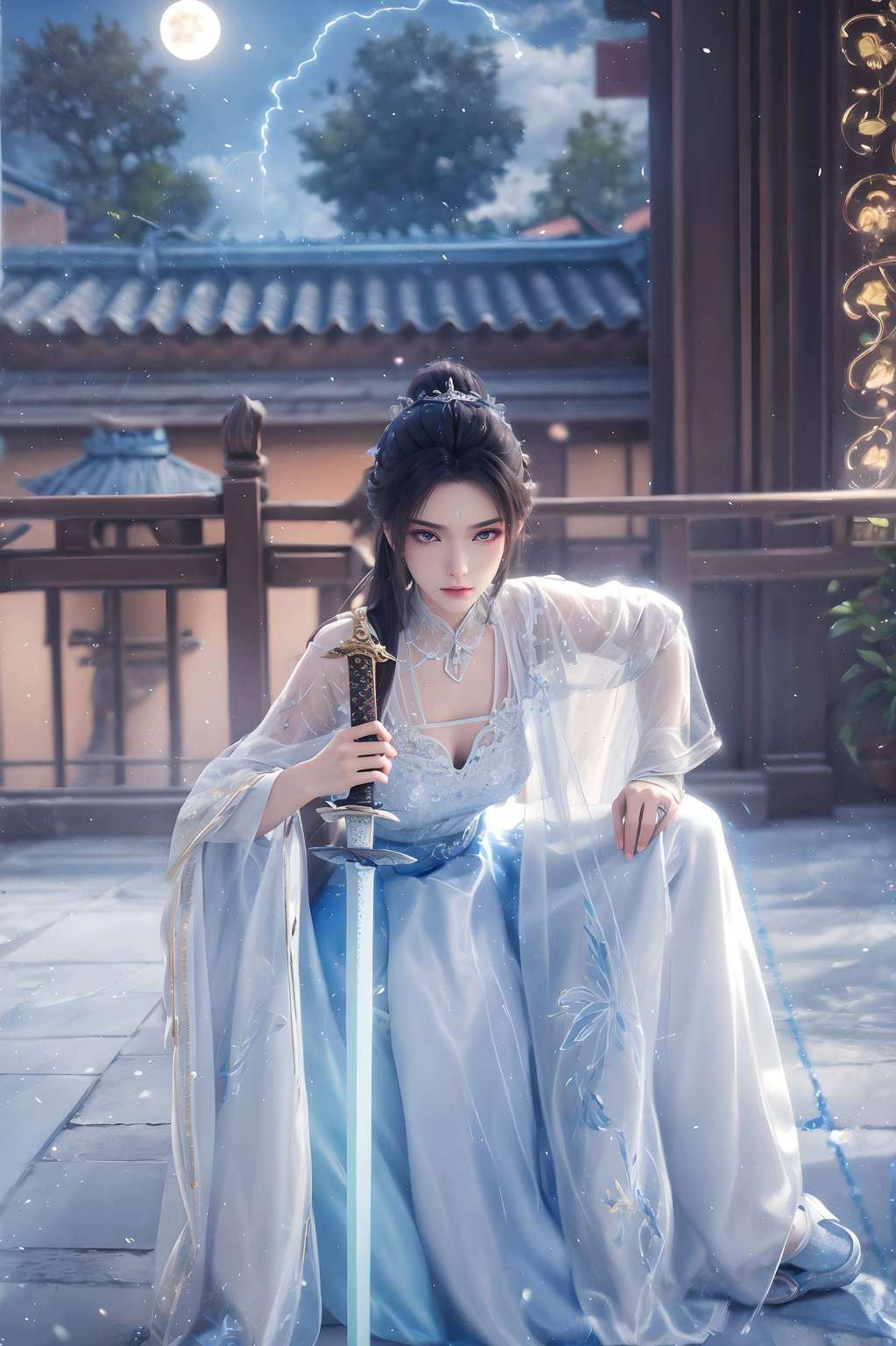 她就是诛仙中的冷艳剑仙陆雪琪别看她平时冷若冰霜