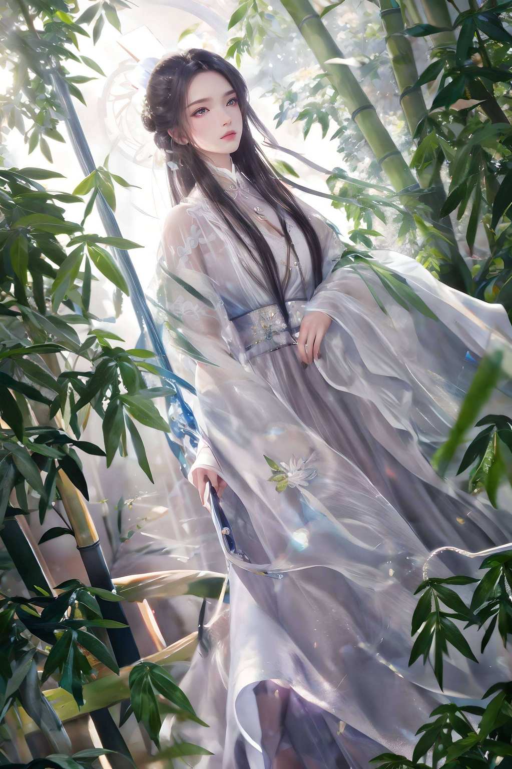 你的手机也值得拥有这样一位国漫美女陪伴哦！陆雪琪