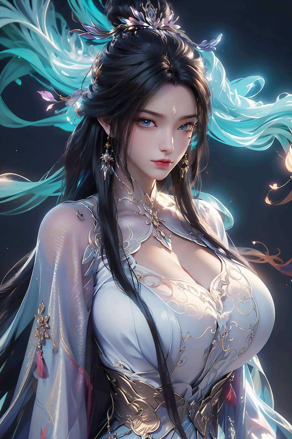 想每天都有美女相伴？这壁纸让你手机一打开动漫迷们！这款AI创作的二次元壁纸绝对是你的iPhone艺术盛宴！咱们把诛仙里的陆雪琪搬上了壁纸