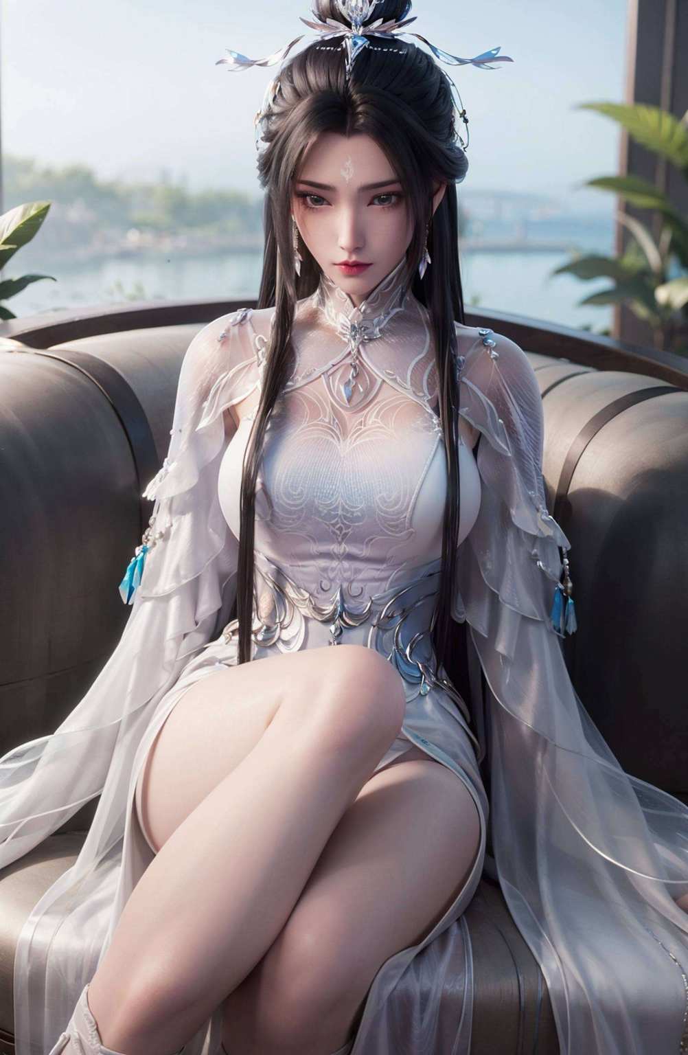 穿越国漫的绚丽长廊宛如仙子降临凡尘