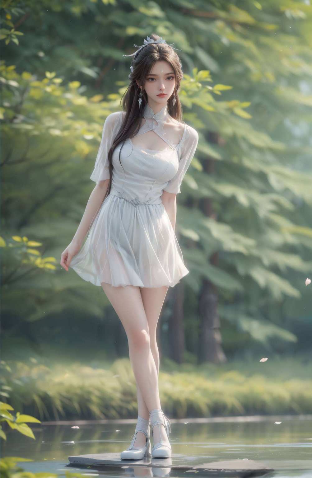 简直让人无法抗拒！她还带着一丝玄幻的气息各位动漫迷们！今天给大家带来一款超级养眼的国漫壁纸——陆雪琪高清桌面壁纸手机版