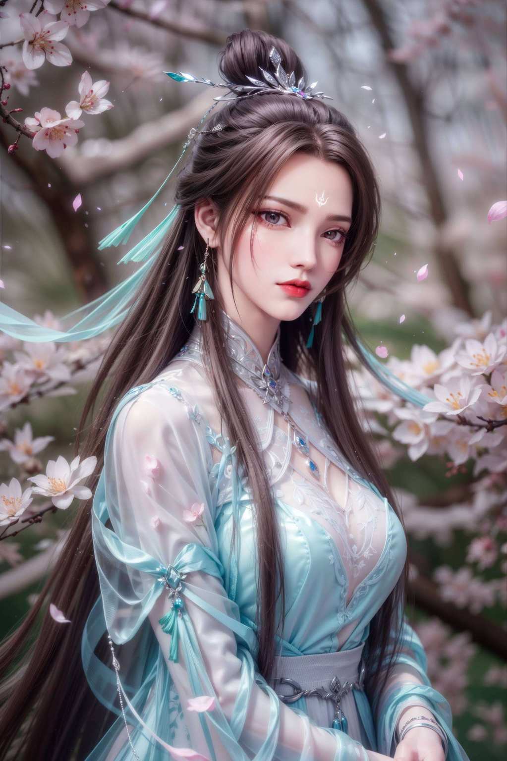宛如穿越时空的使者她从《诛仙》中走来