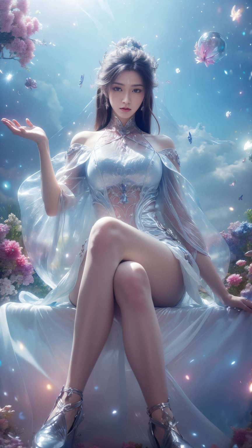 云间舞翩跹国漫女神之韵