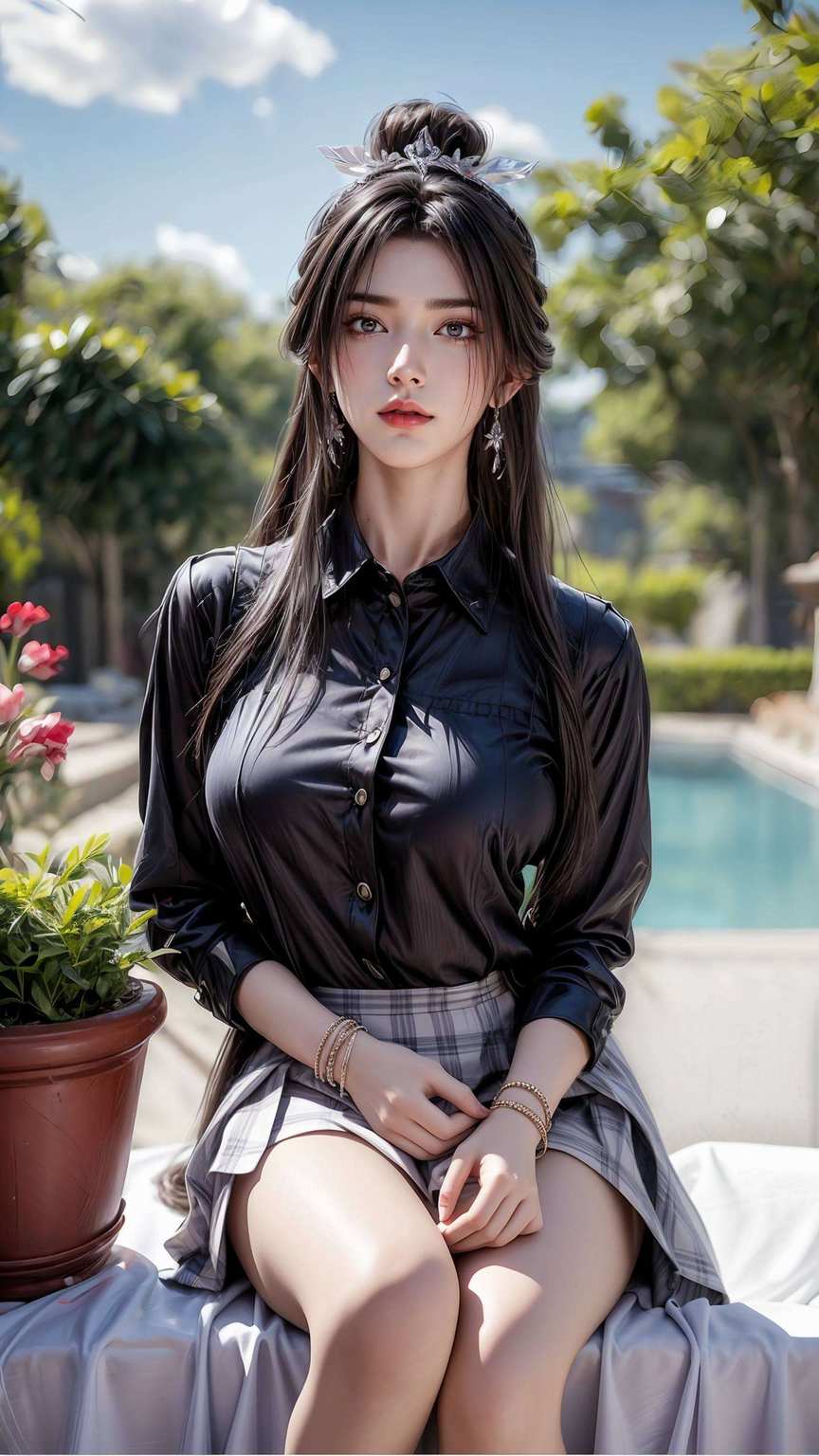 各位小仙女小鲜肉们！今儿个给大家带来点啥新鲜玩意儿？咱们这回要聊的是AI创作的极简壁纸这位《诛仙》里的女神级人物
