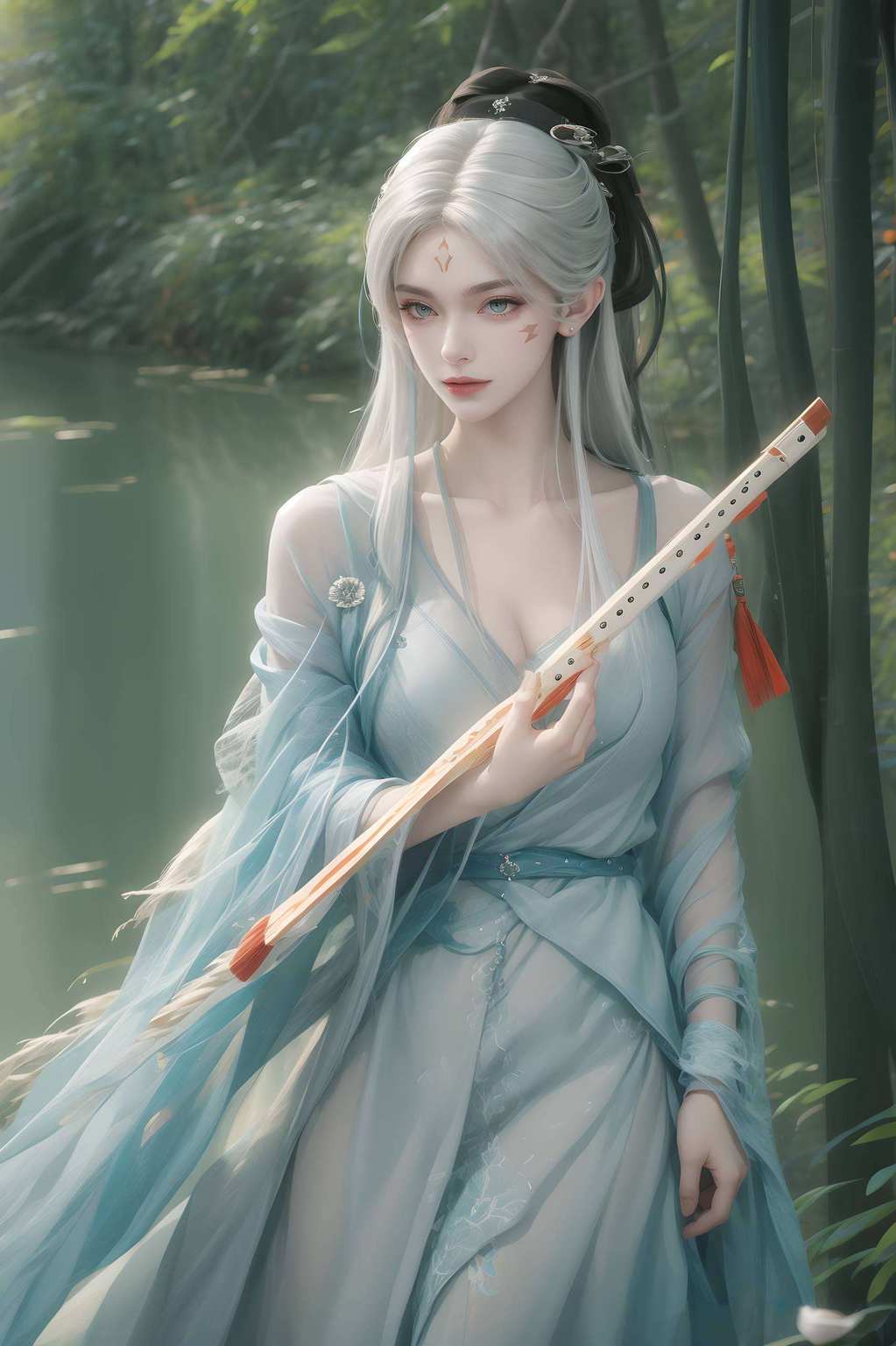 小白壁纸双屏一左一右彰显独特韵味