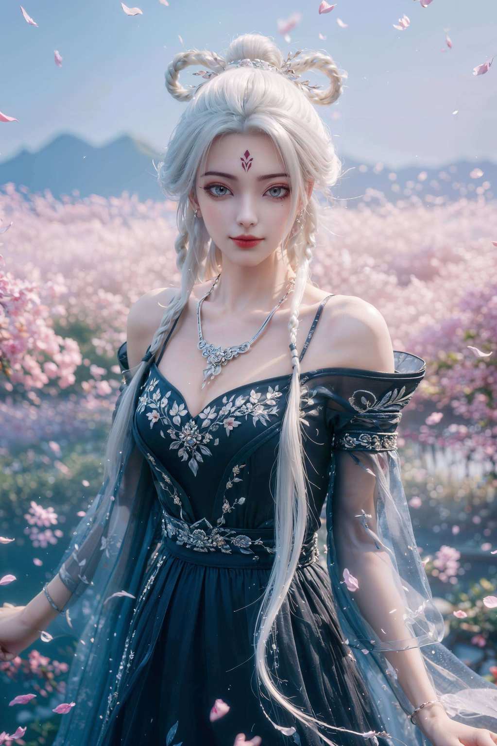 诛仙剑舞仙凡同,国漫女神翩翩影一抹清雅入画中