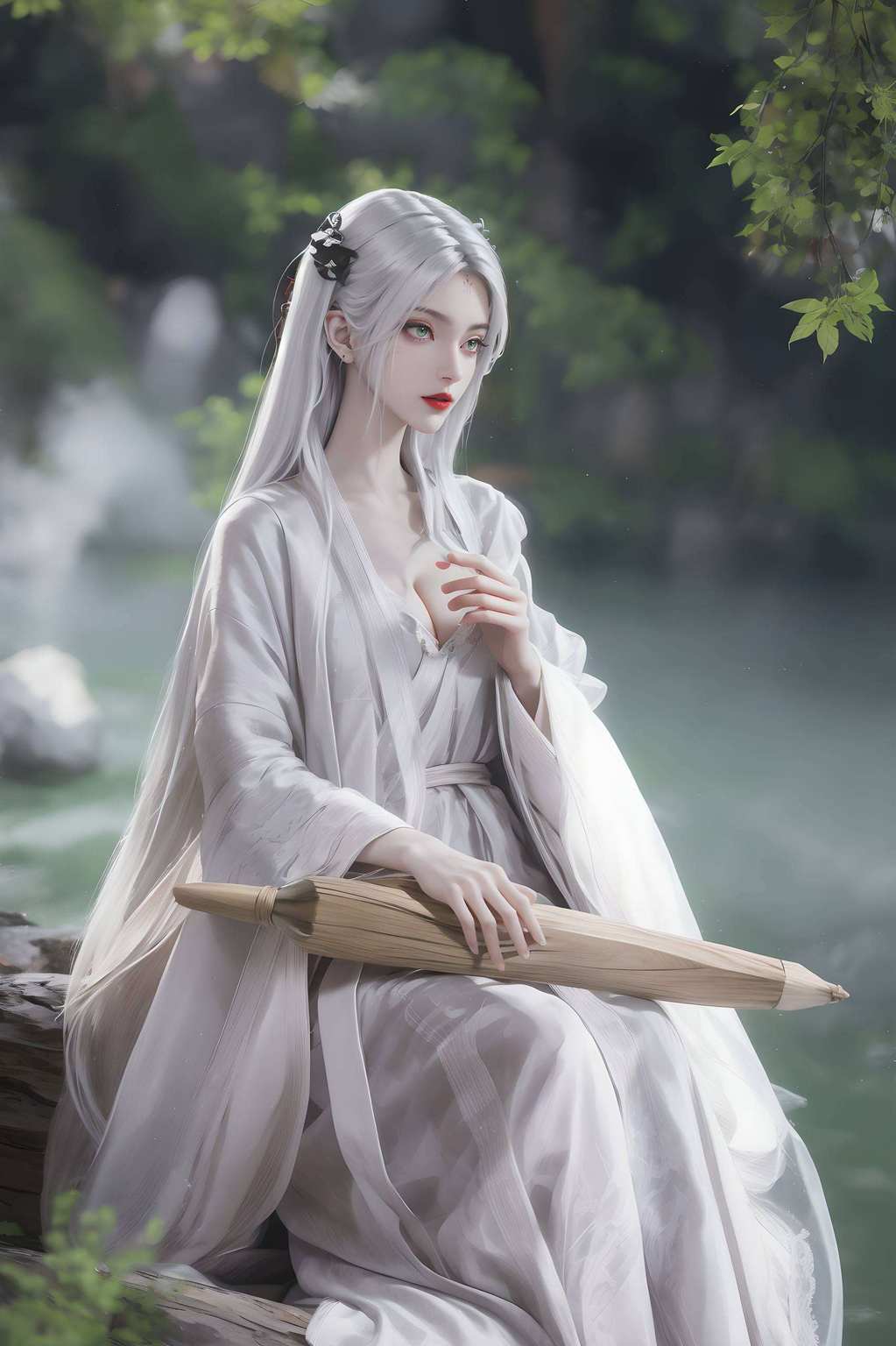 小白之姿静若处子