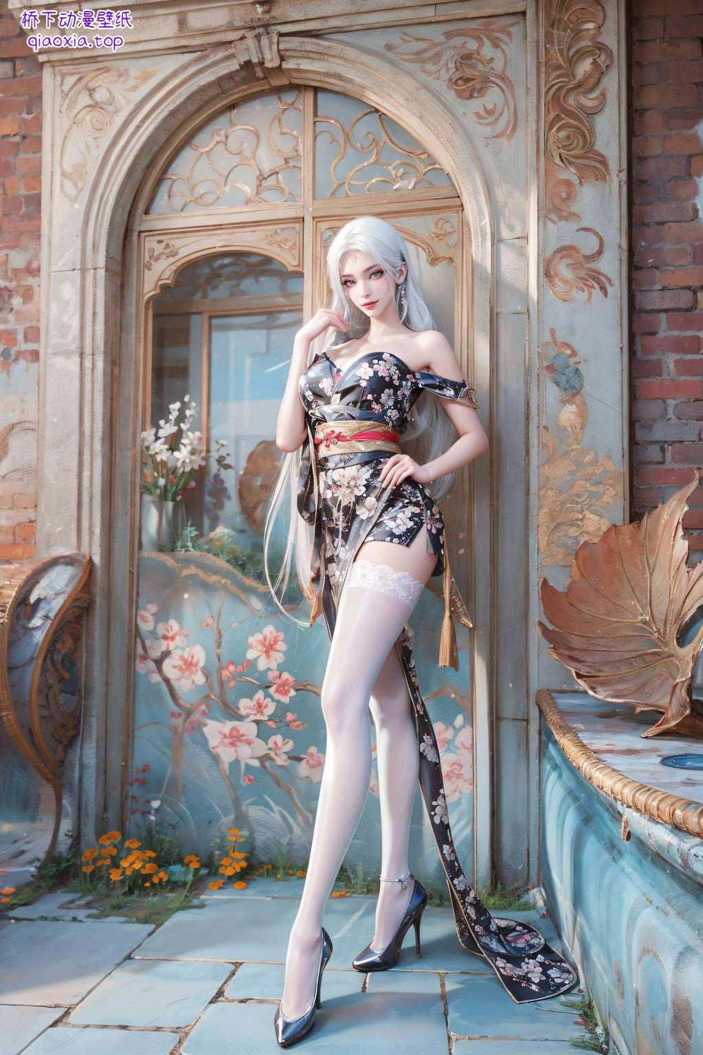 玄幻世界里的她动漫女神的风采