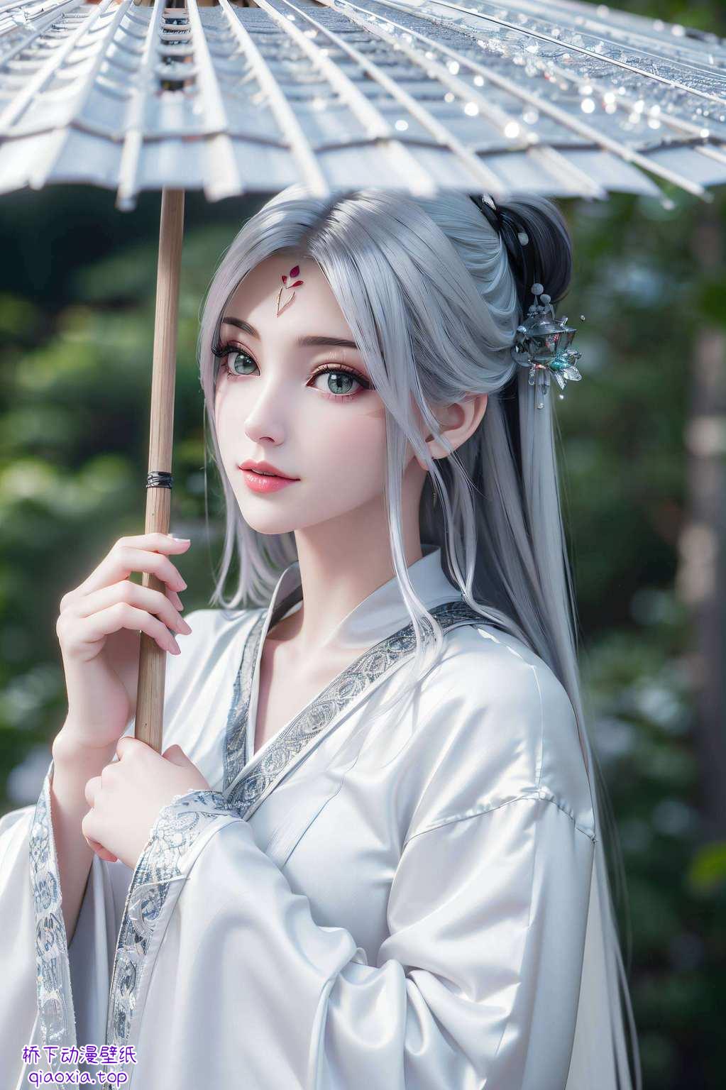 说她小白仿佛是她飘逸衣袂的投影