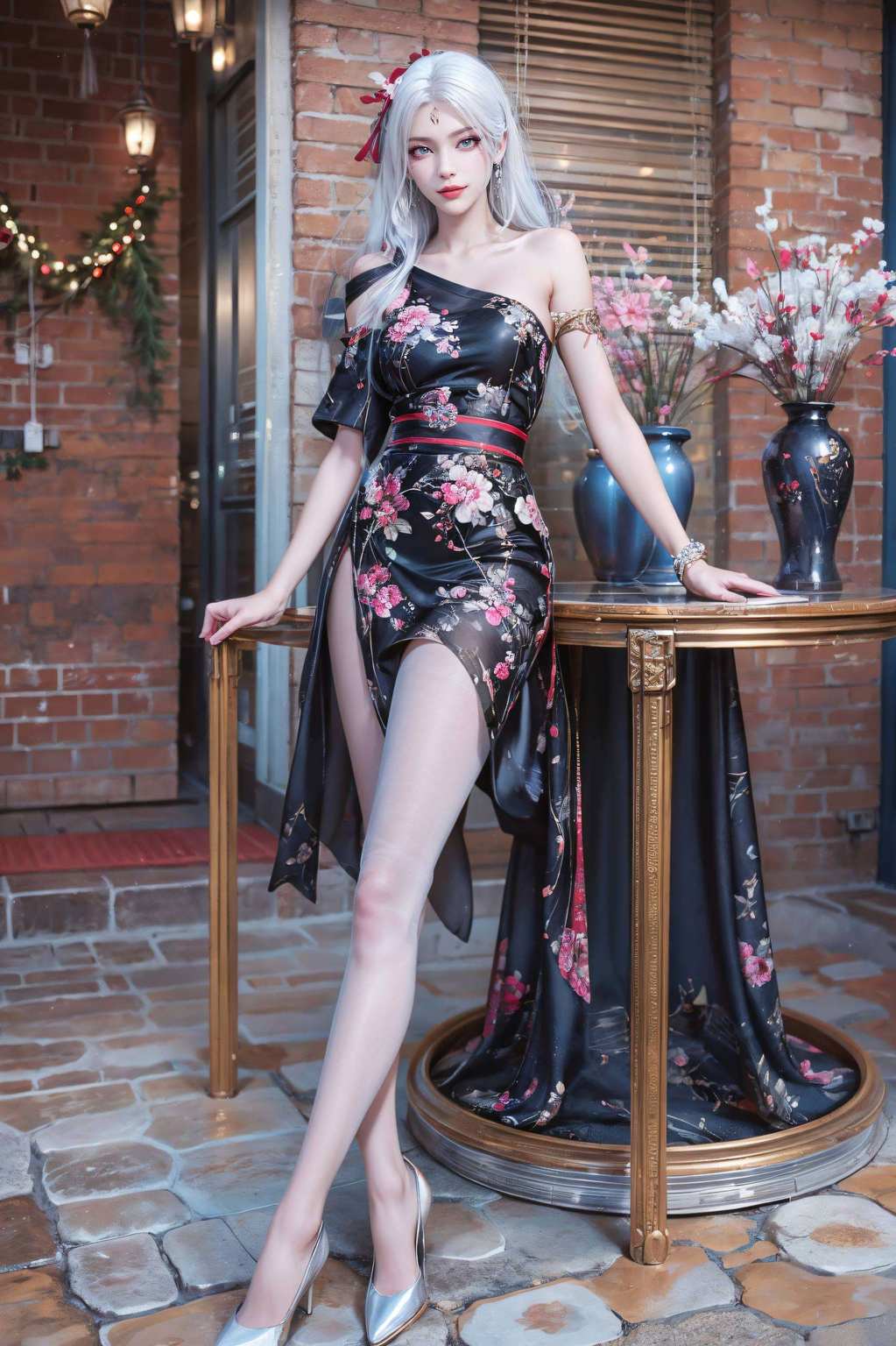 而她小白壁纸