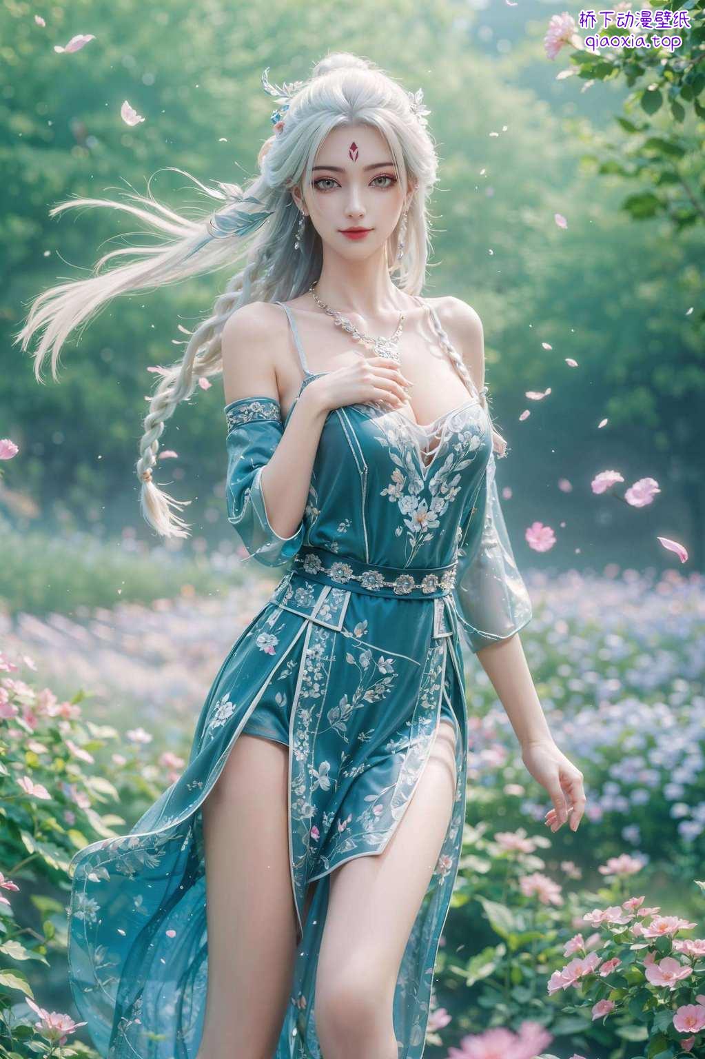 今天给大家带来一款超炫的国漫女神小白辫子壁纸诛仙世界里的她可是迷倒了一大片粉丝哦！快把这款国漫美女壁纸收入你的iPhone桌面