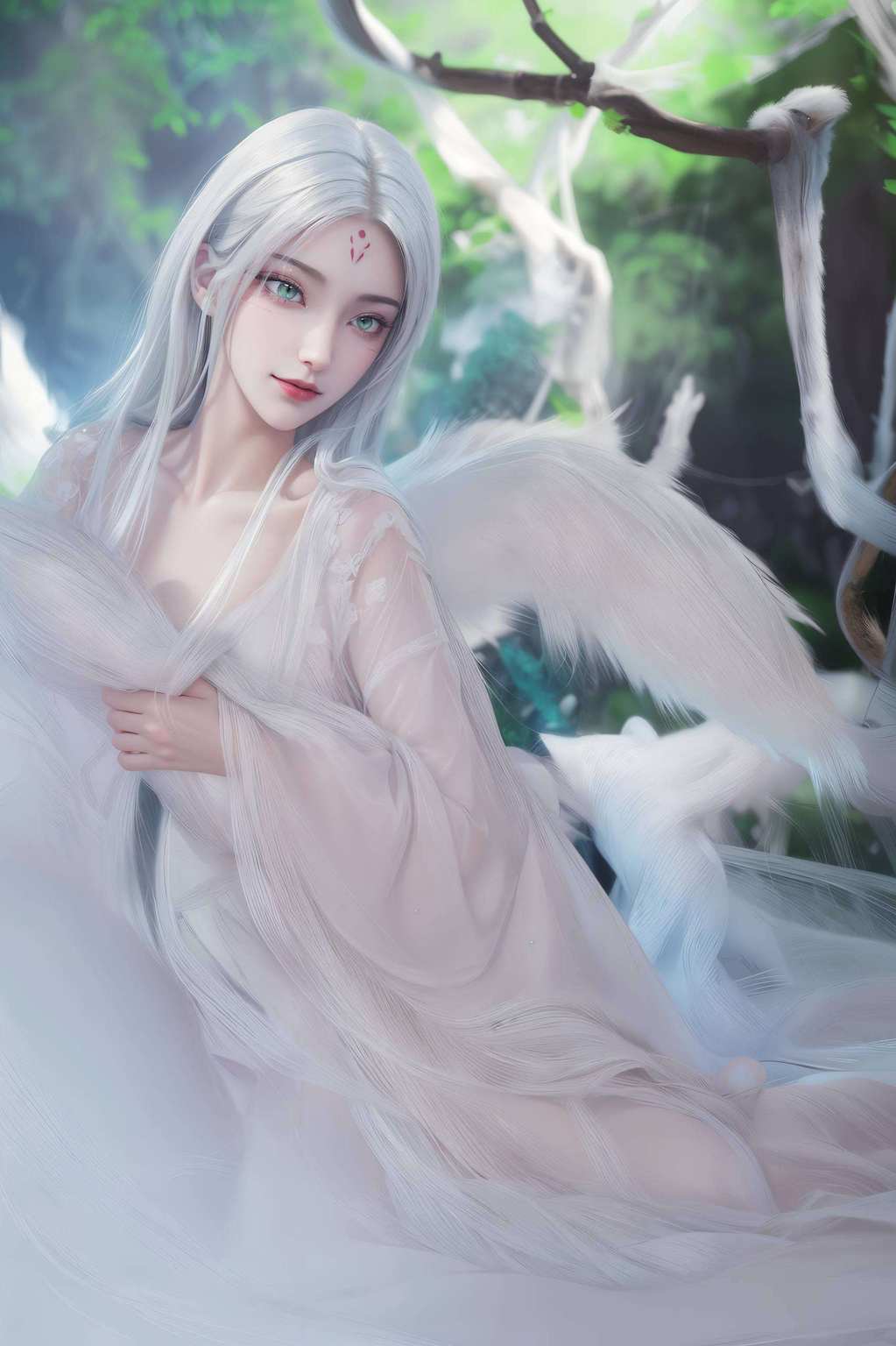 嘿可是集诛仙壁纸、国漫女神于一身的美女哦！别看她平时嘻嘻哈哈